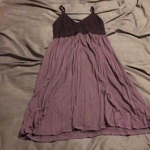 Two toned purple dress